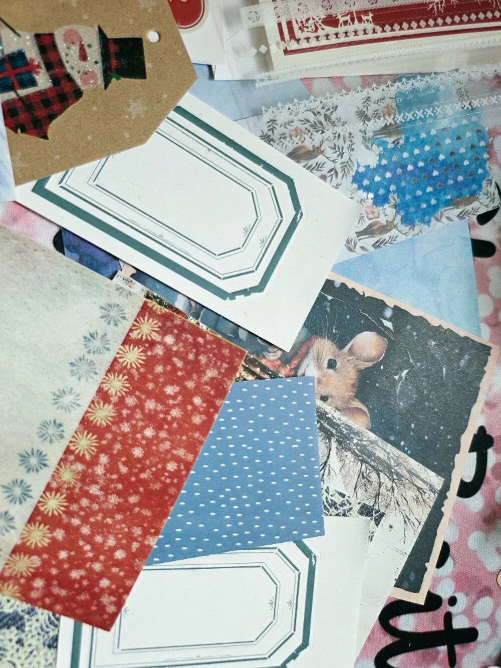 Mystery Junk journal kit  30+ piece